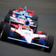 The author, driving the #19 Dale Coyne Racing Dallara Honda, leads a pack of cars during final practice on Carb Day for the 95th running of the Indianapolis 500 on May 27, 2011. Photo credit Getty Images